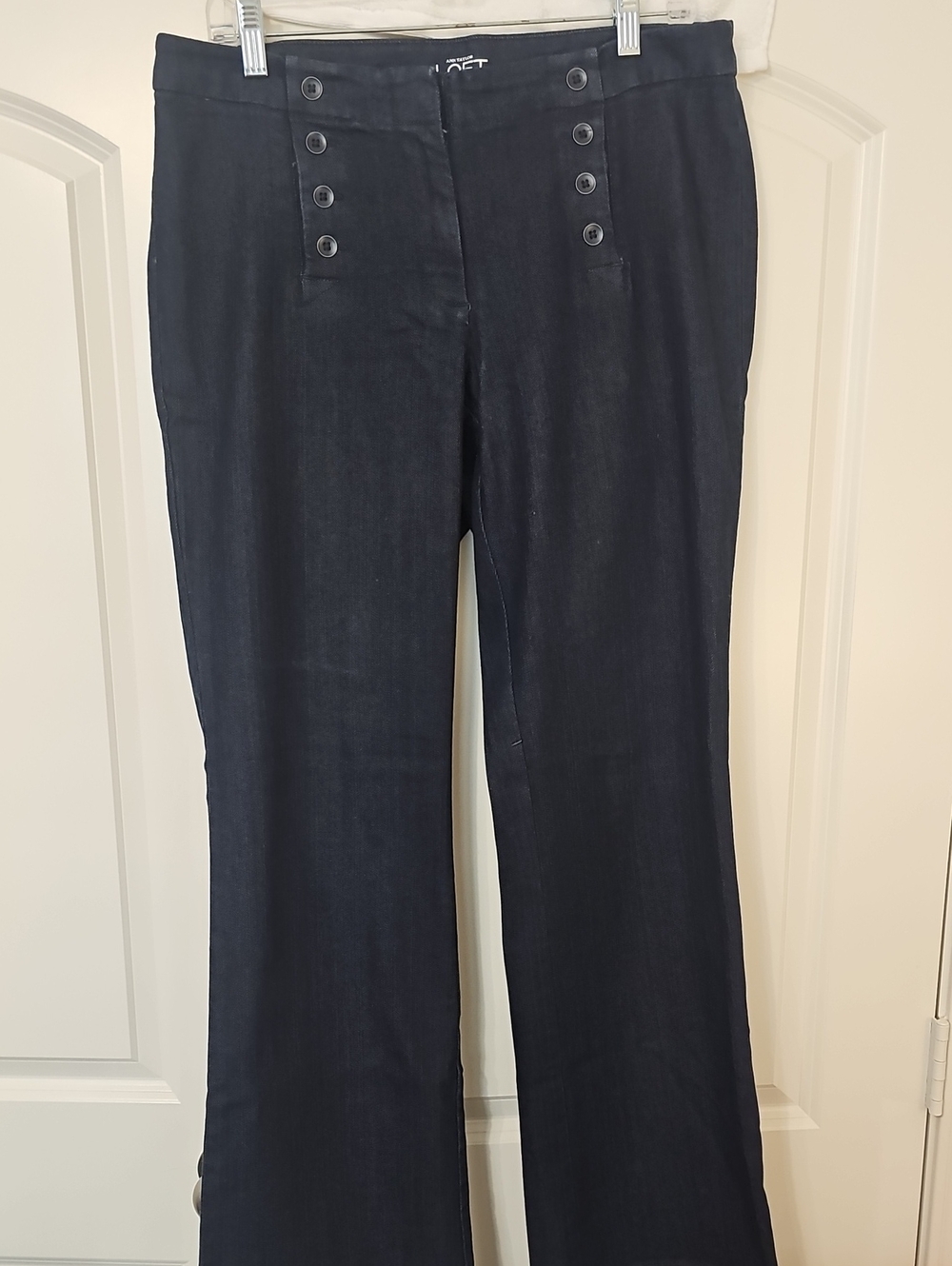 LOFT Curvy Trouser in Dark Navy